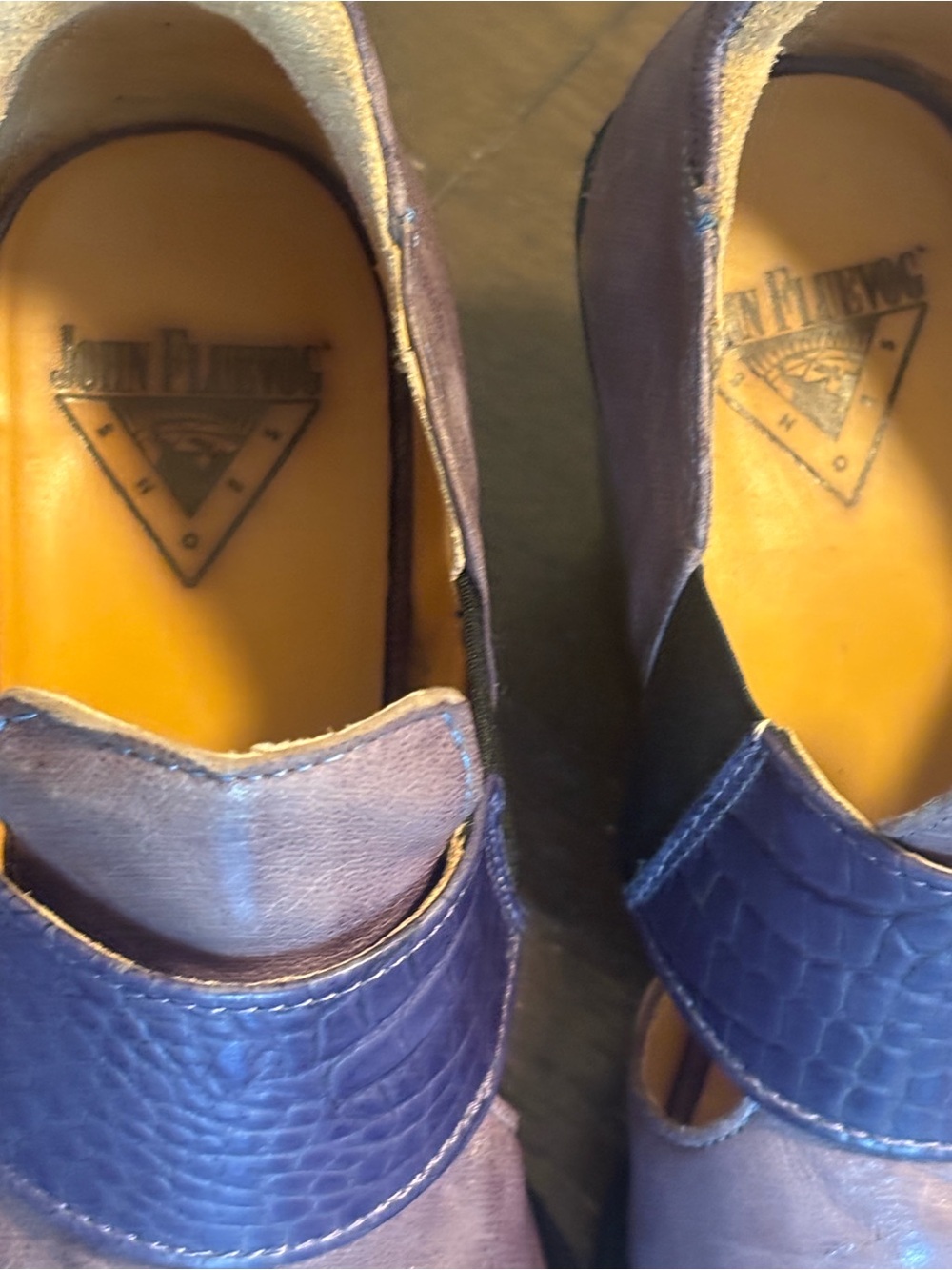 🔥 RARE John Fluevog Purple Colorway Leather Entrance Room 502’s - EUC - Picture 3 of 6